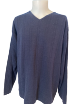 Matinique Men&#39;s Tomasi V- Neck Sweater XL Navy Blue NWT - $28.49
