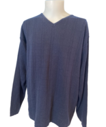 Matinique Men&#39;s Tomasi V- Neck Sweater XL Navy Blue NWT - $525.46 MXN