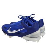 NIKE Force Zoom Trout 8 Low Pro Baseball Metal Cleats Men Sz 13 Blue CZ5... - $28.49
