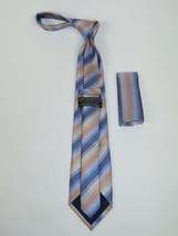 Men's Woven Tie Hankie Set J.Valintin Private Collection R90 Multi Colors image 3