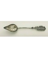 RARE GUSTAVUS SEIFERT CANADIAN STERLING SILVER SOUVENIR SPOON FOR QUEBEC - $672.02 CAD