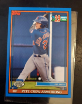 Pete Crow-Armstrong Rookie Card Chicago Cubs RC 150 2021 pro debut pd-167 topps - £9.68 GBP