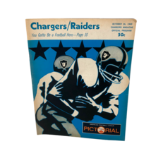 VTG  San Diego Chargers vs Oakland Raiders Program AFL October 26, 1969 ... - £174.79 GBP