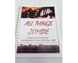 All Things Zombies 2005 Origins Convention Award Winning Miniatures Rule... - $57.73