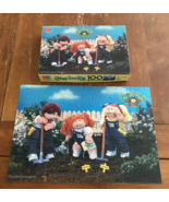 VINTAGE 1984 Cabbage Patch Kids GARDENING Jigsaw PUZZLE 100 Pieces With Box - €14,14 EUR