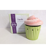 Scentsy Cupcake Wax Warmer  Pink Green &amp; Brown Mid-Size Retired READ DES... - £22.75 GBP
