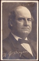 William Jennings Bryan Pre-1920 RPPC Real Photo Postcard - $12.25