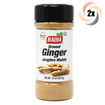 2x Shakers Badia Ground Ginger Seasoning | 1.5oz | Gluten Free | Jengibre Molido - £12.35 GBP