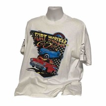 Vintage 1996 Rod & Custom Fort Worth Car Show T Shirt XXL Chevrolet Miller Lite - $80.70