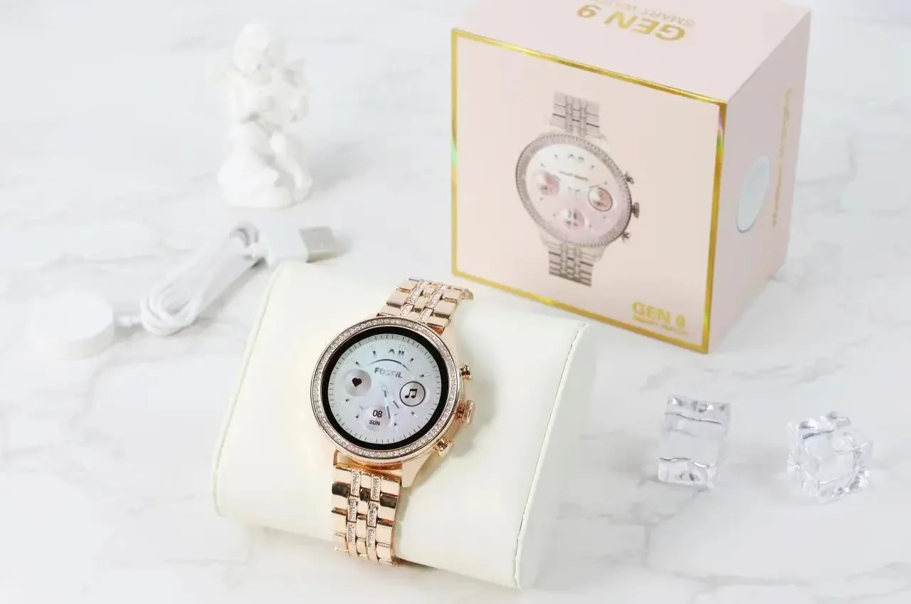 Ola Esporte Women Smart Watch Lady Flash Diamond SmartWatch Three Button... - $94.16