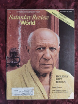 Saturday Review November 30 1974 Pablo Picasso David Douglas Duncan China - £8.68 GBP