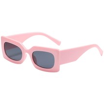 Retro Rectangle Sunglasses For Women Men Sunglasses Womens Trendy, 90S Vintage S - £18.97 GBP
