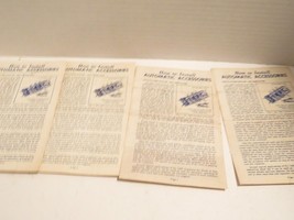 LIONEL POST-WAR TRAINS REMOTE TRACK  INSTRUCTION SHEETS- 3 PCS- FAIR - S... - $68.53 MXN