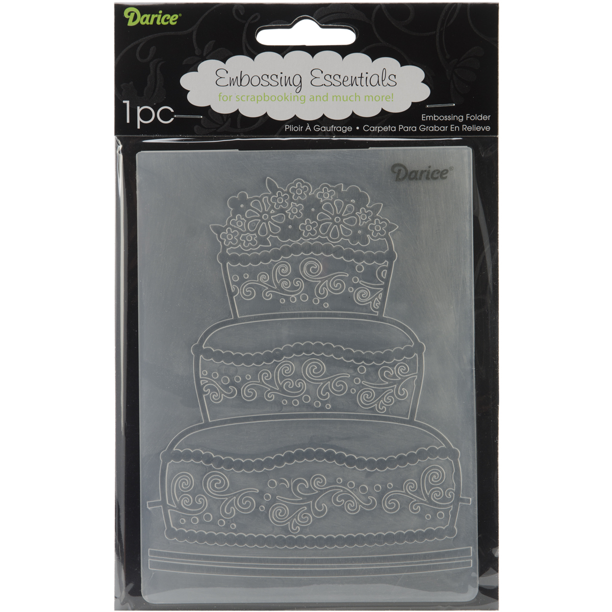 Embossing Folder Fancy Cake 4.25 X 5.75 Inches - $21.59