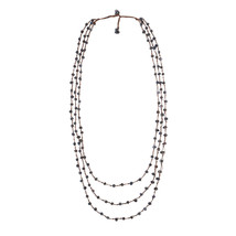 Pearl Orient Freshwater Black Pearl Triple Strand Necklace - £13.67 GBP