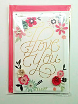 Mother&#39;s Day For Wife Greeting Card *Signature* Hallmark Love Floral Quilling - £3.13 GBP