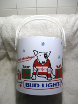 Vintage 1987 Collectible Spuds MACKENZIE-BUD Light Christmas Ice Bucket-Beer-RV! - £40.26 GBP