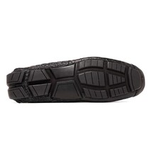 Remo Genuine Caiman Slip On Driving Loafers Black image 5