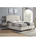 Astral 3-Piece Tufted Wingback Bedroom Set - Gray - €598,02 EUR