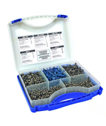 Pocket-Hole Screw Kit SK03 (675-Pc) 1&quot;–2-1/2&quot; Square Drive Round Head Sc... - $39.21