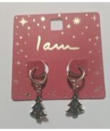 I Am Christmas Tree  Holiday Jewelry Rhinestone Earrings, New With Origi... - €14,45 EUR