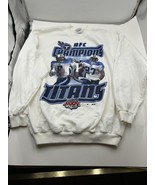 Vtg Tennessee Titans Sweatshirt Steve McNair Eddie George Rare 2000 XL F... - $138.92 CAD