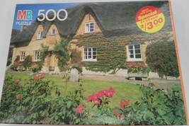 MB Milton Bradley Croxley Puzzle 500 Piece Cottage Avon England - $24.74