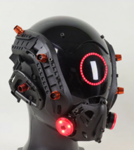 Cyberpunk Apocalypse Glowing Mask, Star Wars Helmet, NightclubDJ Mask - £116.68 GBP