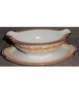 Noritake China HOLBEIN PATTERN Gravy Boat w/Attached Underplate MADE IN ... - $49.49