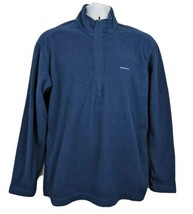 Patagonia Capilene Pullover 1/2 Zip Fleece Sweater Size L Mens Blue - £33.98 GBP
