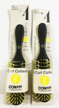 LOT OF 2 Conair Curl Collection #77996 Detangle Brush #4 - $12.18