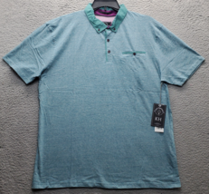 Knit Heritage Golf Performance Polo Shirt Men&#39;s 2XL Multicolor Collared ... - $24.36