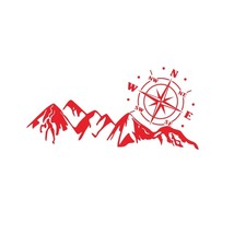 Mountain adventures comp car sticker rv camper trailer mountains vinyl decals gr - £73.54 GBP