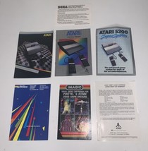 Atari 5200 Vtg 1983 Console Manual &amp; All Inserts Advertisements - £22.99 GBP