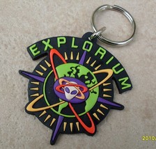 Megaplex KeyChain Ring Sci-Fi Colorful Alien UFO Rubber Lightweight Simple Keys - £4.68 GBP