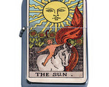 Tarot Card D16 Windproof Dual Flame Torch Lighter XIX The Sun - $16.78