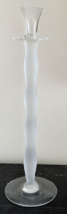 Orrefors Sweden Anne Nilsson Designed CELESTE frost 16 1/8&quot; Tall Candles... - $137.61