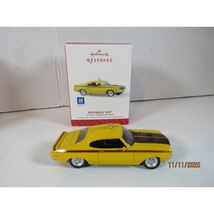 Hallmark 2014 Keepsake 1970 Buick GSX Car Ornament Yellow   Diecast Metal - $18.87 CAD