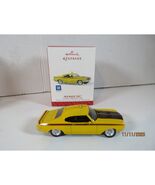 Hallmark 2014 Keepsake 1970 Buick GSX Car Ornament Yellow   Diecast Metal - $247.09 MXN