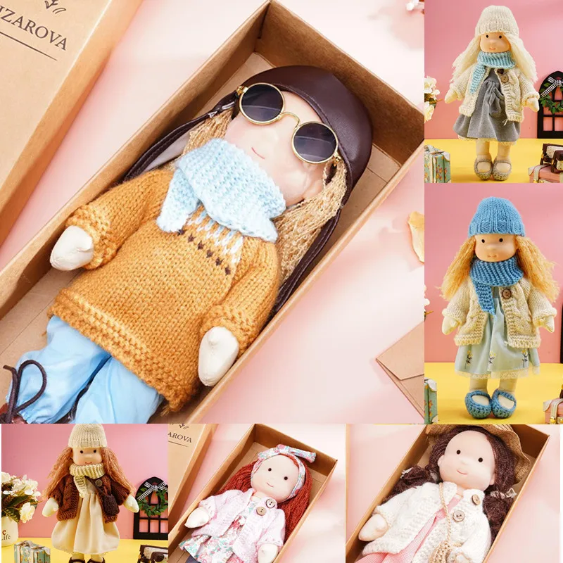 Waldorfs Doll For Girls Handmade Doll Waldorfs Doll BJD Doll Children&#39;s Toy With - £21.10 GBP+
