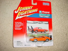 Johnny Lightning Mopar Muscle 1969 Dodge Daytona Orange Free Usa Shipping - £8.83 GBP