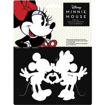 6&quot; mickey minnie mouse disney kissing logo vinyl decal auto car sticker usa made - £16.07 GBP