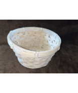 ROUND WHITEWASH BAMBOO GARDENS ARRANGEMENT BASKET - $208.88 MXN