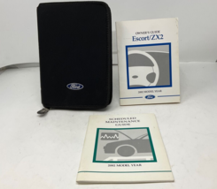 2002 Ford Escort Owners Manual Set with Case OEM L02B48009 - £31.83 GBP