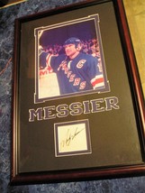 Mark Messier NY Rangers Signed 15x22 COA - £235.81 GBP