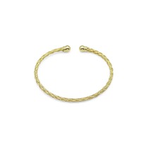 Gold Twisted line patten Bracelet, Sku#A444 - $5.99