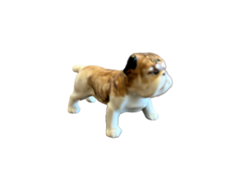 English Bulldog Porcelain Figurine Occupied Japan 3 Inch Long by 1 3/8 I... - £21.19 GBP