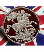 2013 Prince George Royal Birth £5 Five Pound Silver Proof Coin - Mint Pa... - $239.95