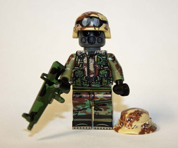 Building Toy War on Terror US Army Solider Gas Mask desert Minifigure US - £5.99 GBP