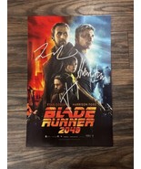 BLADE RUNNER 2049 MOVIE POSTER 11x17 SIGNED &amp; AUTHENTICATED with COA - £109.65 GBP